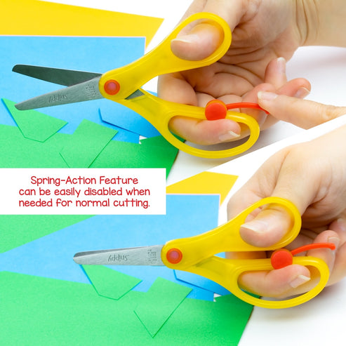 Spring-Action Scissors 5" - Blunt Tip Carded