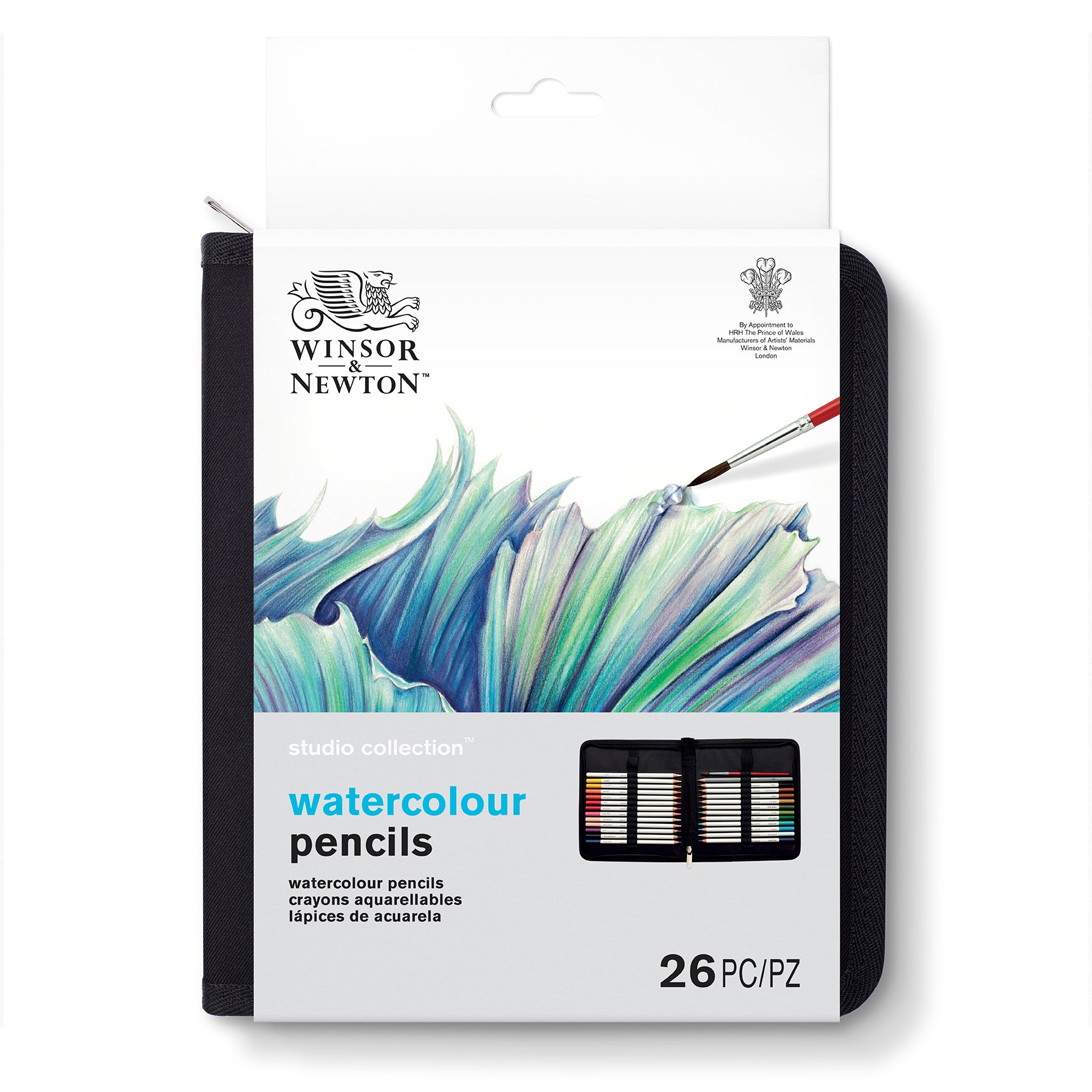 WN Studio Collection Watercolour Pencil Wallet - 26pc