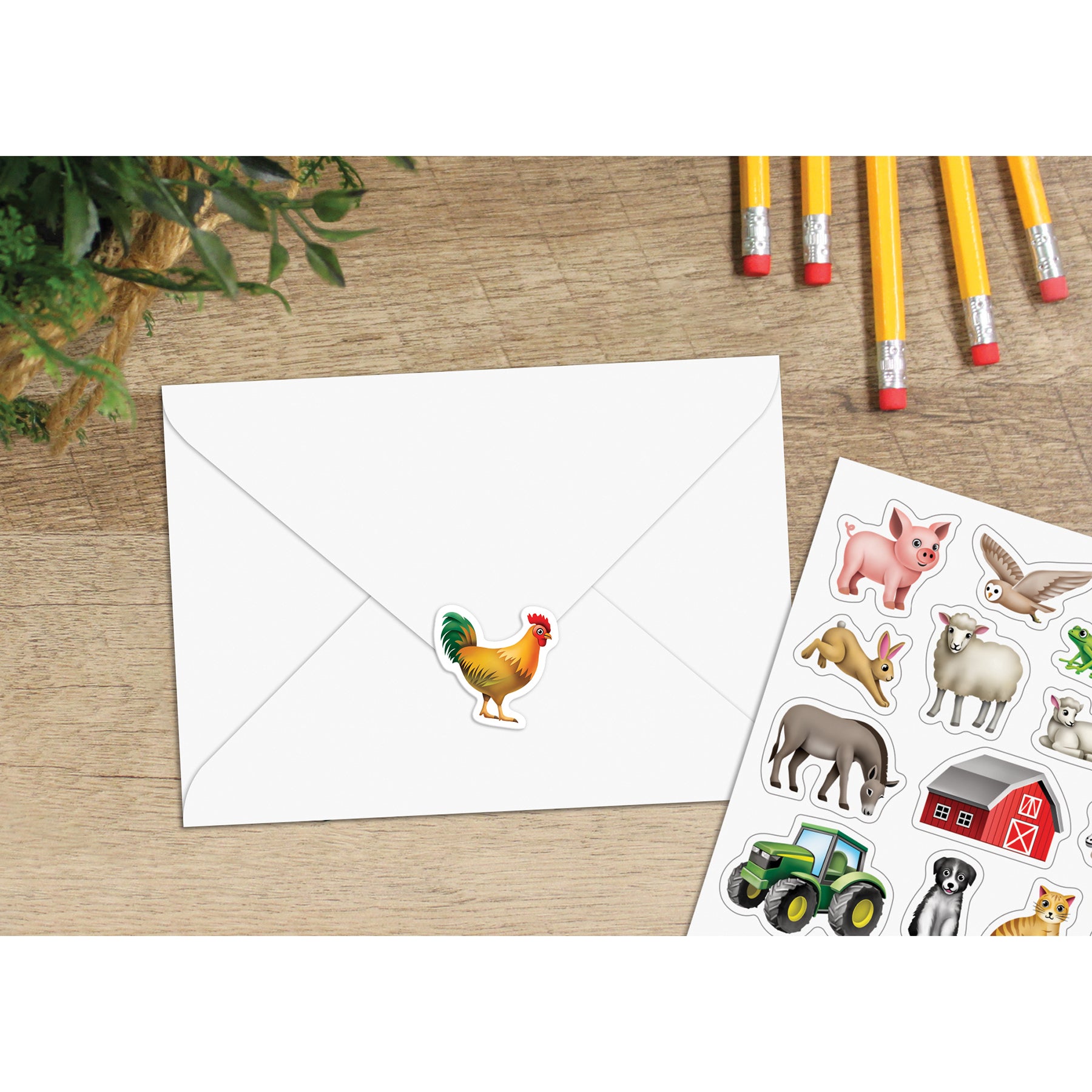 Farm Stickers, Pack of 120