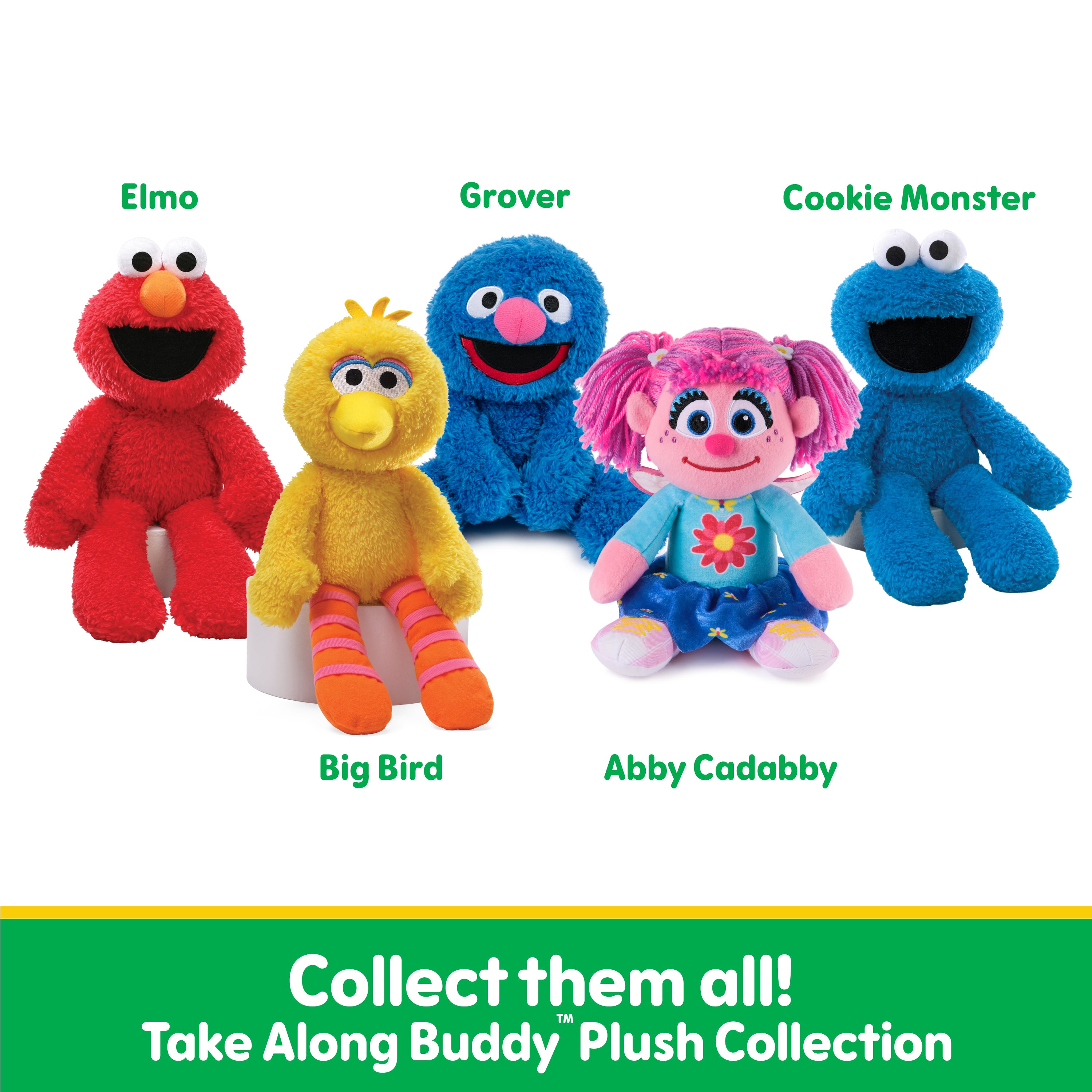 GUND Sesame Street Official Abby Cadabby Take Along Buddy Plush, Plush Muppet, Premium Plush Toy for Ages 1 & Up, Pink, 13”