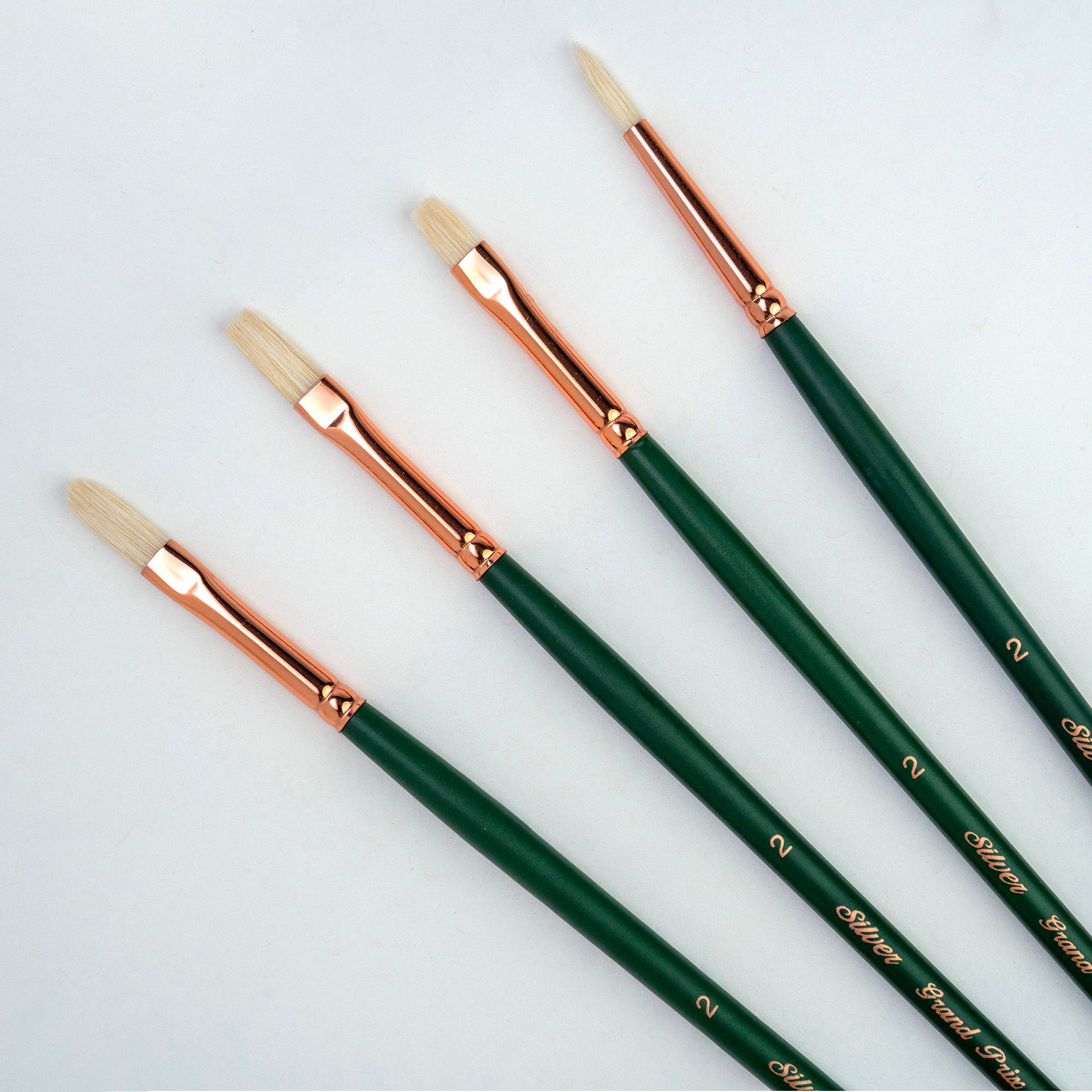 Grand Prix Size 2 Variety, 4 Brushes