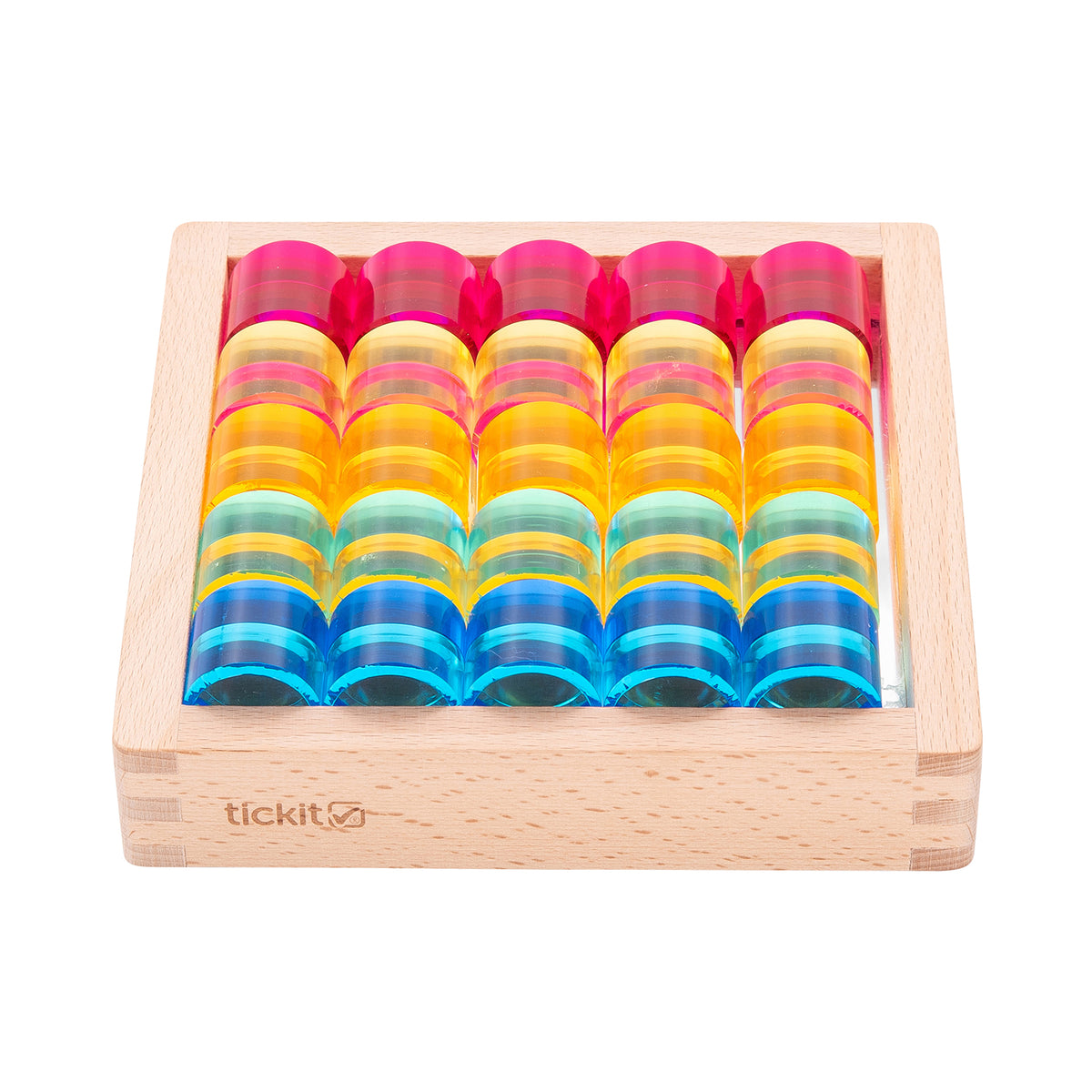 GEM CIRCLE MIRROR TRAY