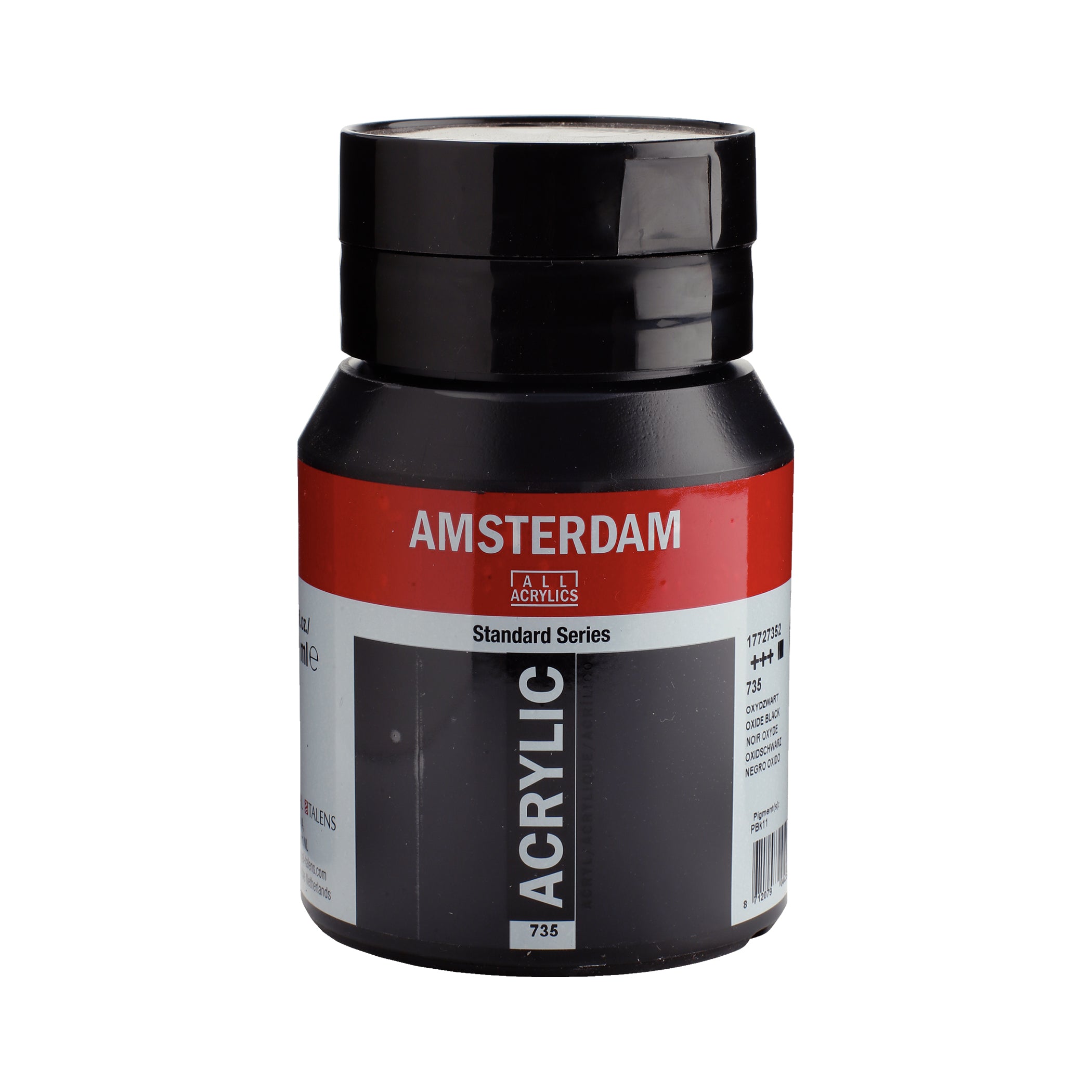 AMSTERDAM STANDARD ACRYLIC 500ML OXYDE BLACK