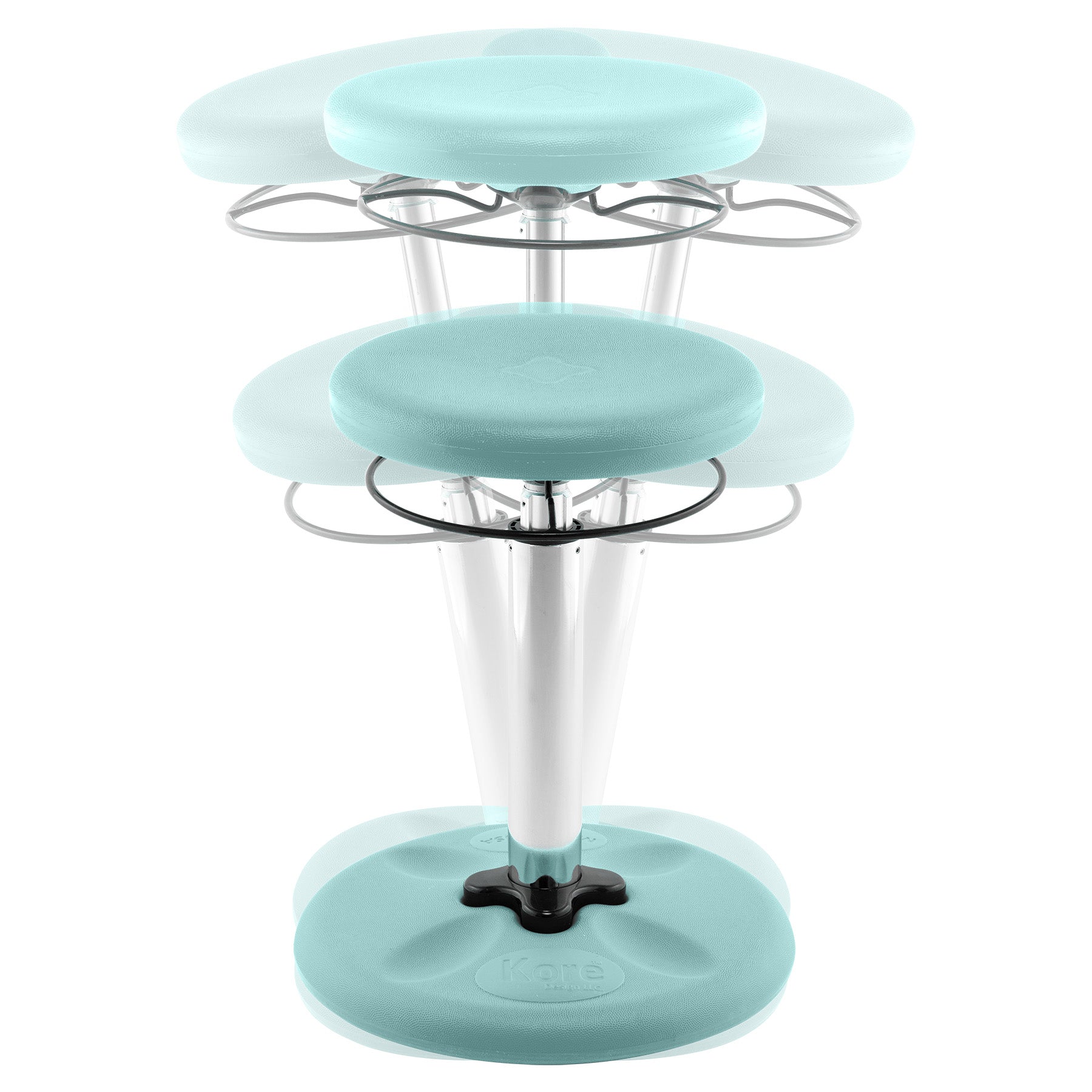Kids Adjustable Tall Wobble Chair 16.5-24", Teal