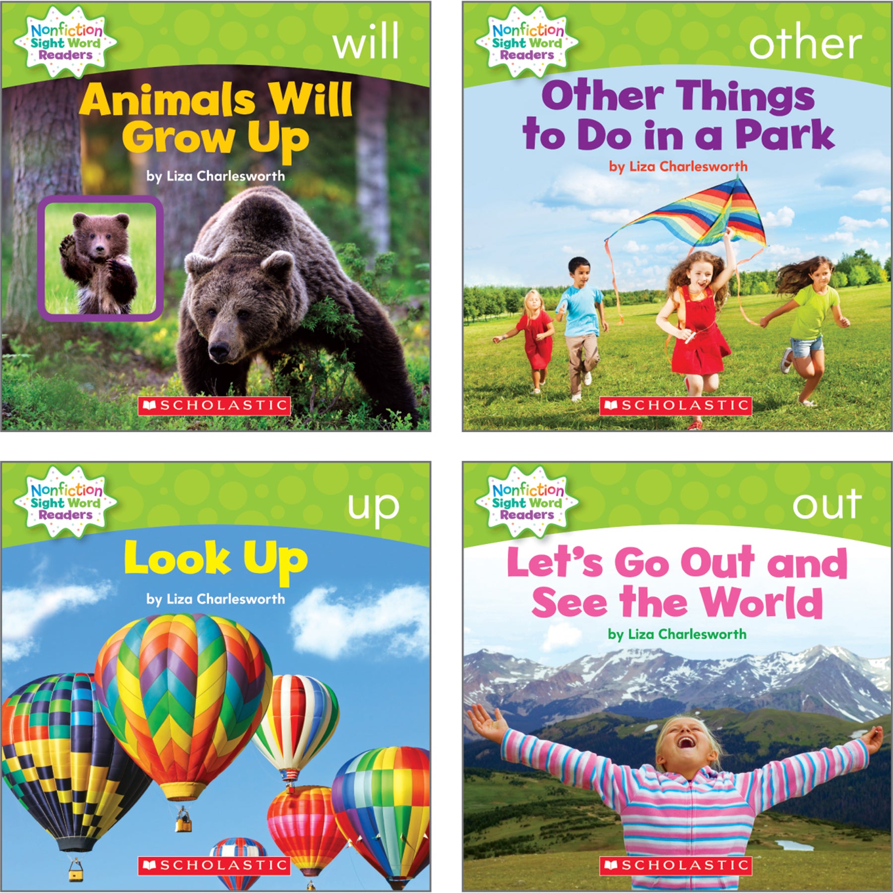 Nonfiction Sight Word Readers Classroom Tub, Level C, 6 Copies of 25 Titles
