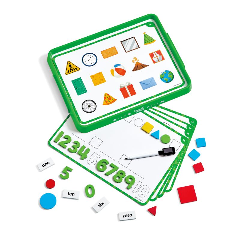 Numbers and Shapes Activity Tray