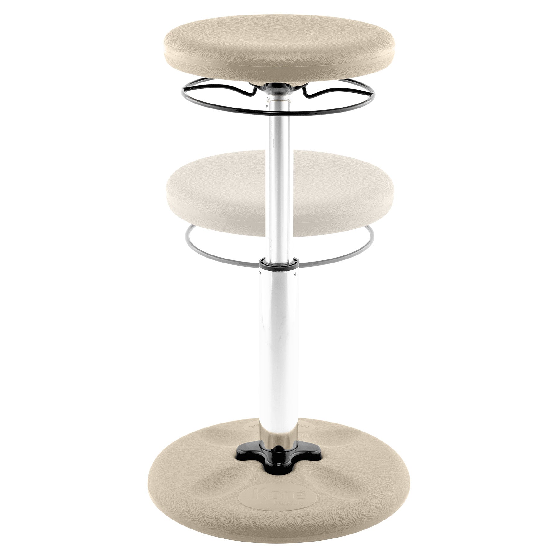 Kids Adjustable Tall Wobble Chair 16.5-24", Sand Dollar