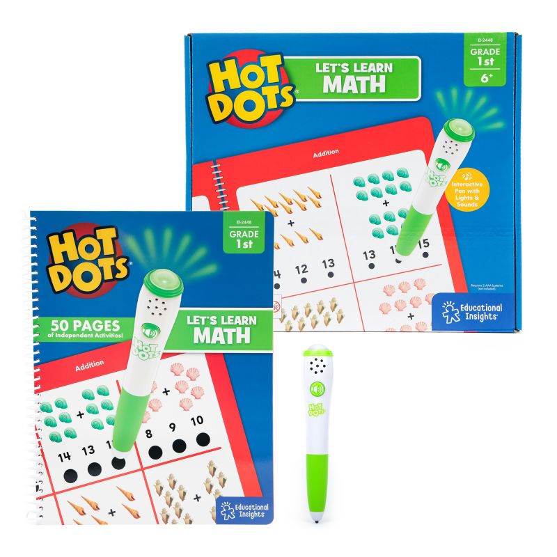 Hot Dots Let's Learn Math - 1st Grade