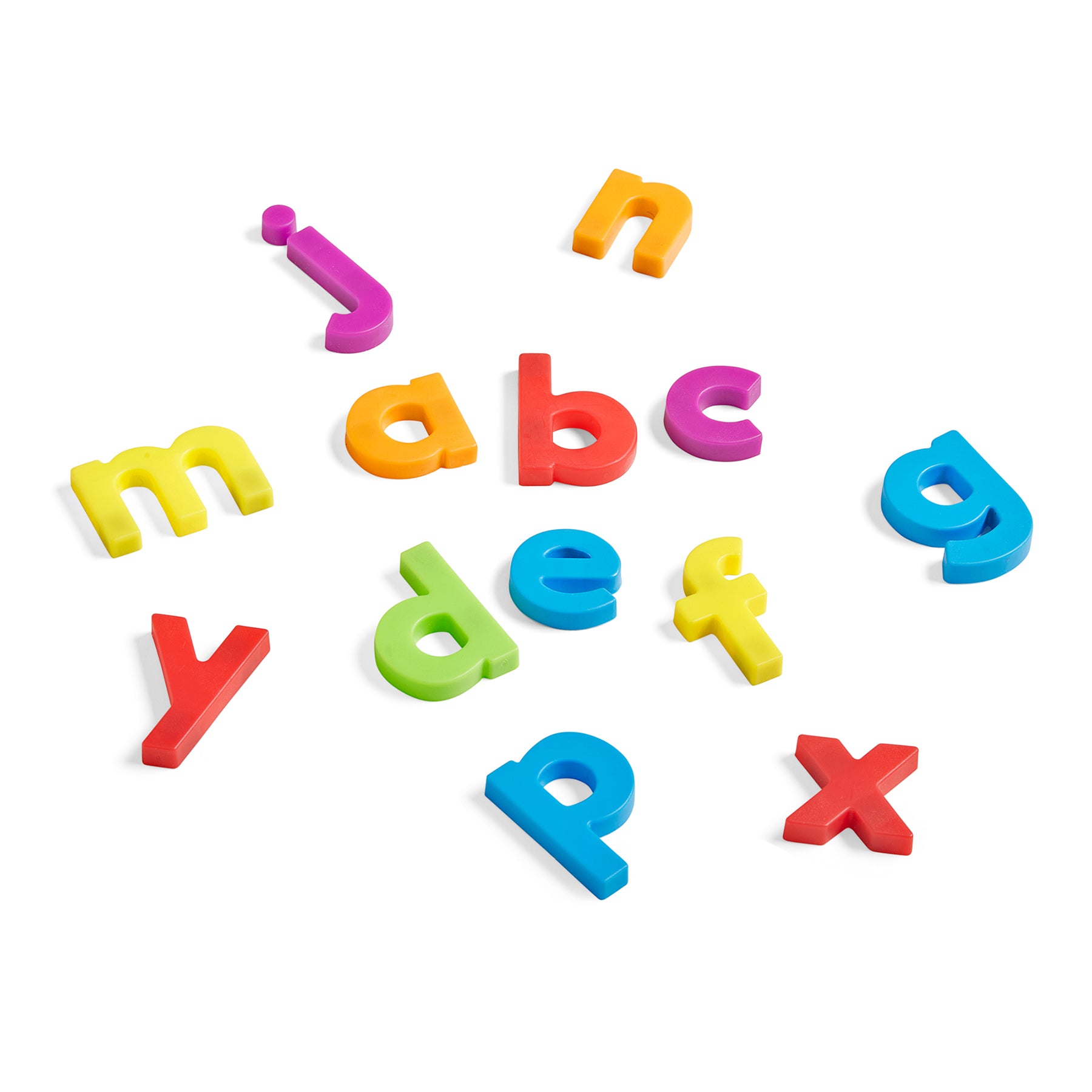 Rainbow Lowercase Magnetic Letters, 6 Sets of 42 Letters