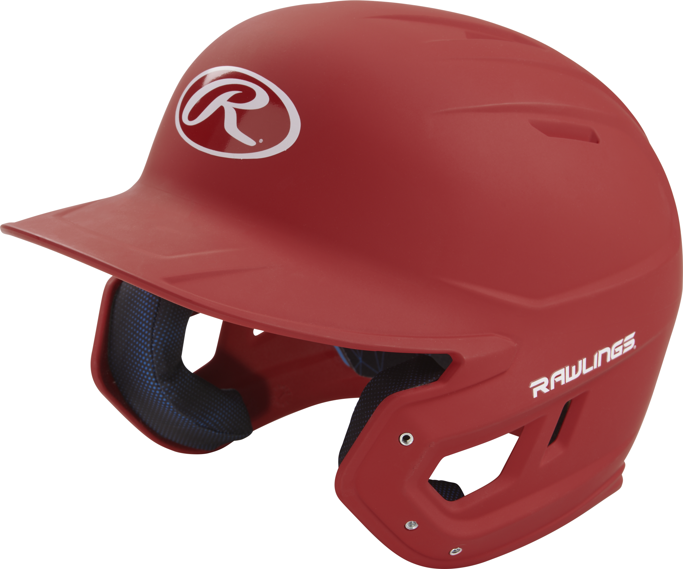 Rawlings Mach Matte Senior Baseball Helmet - Scarlet