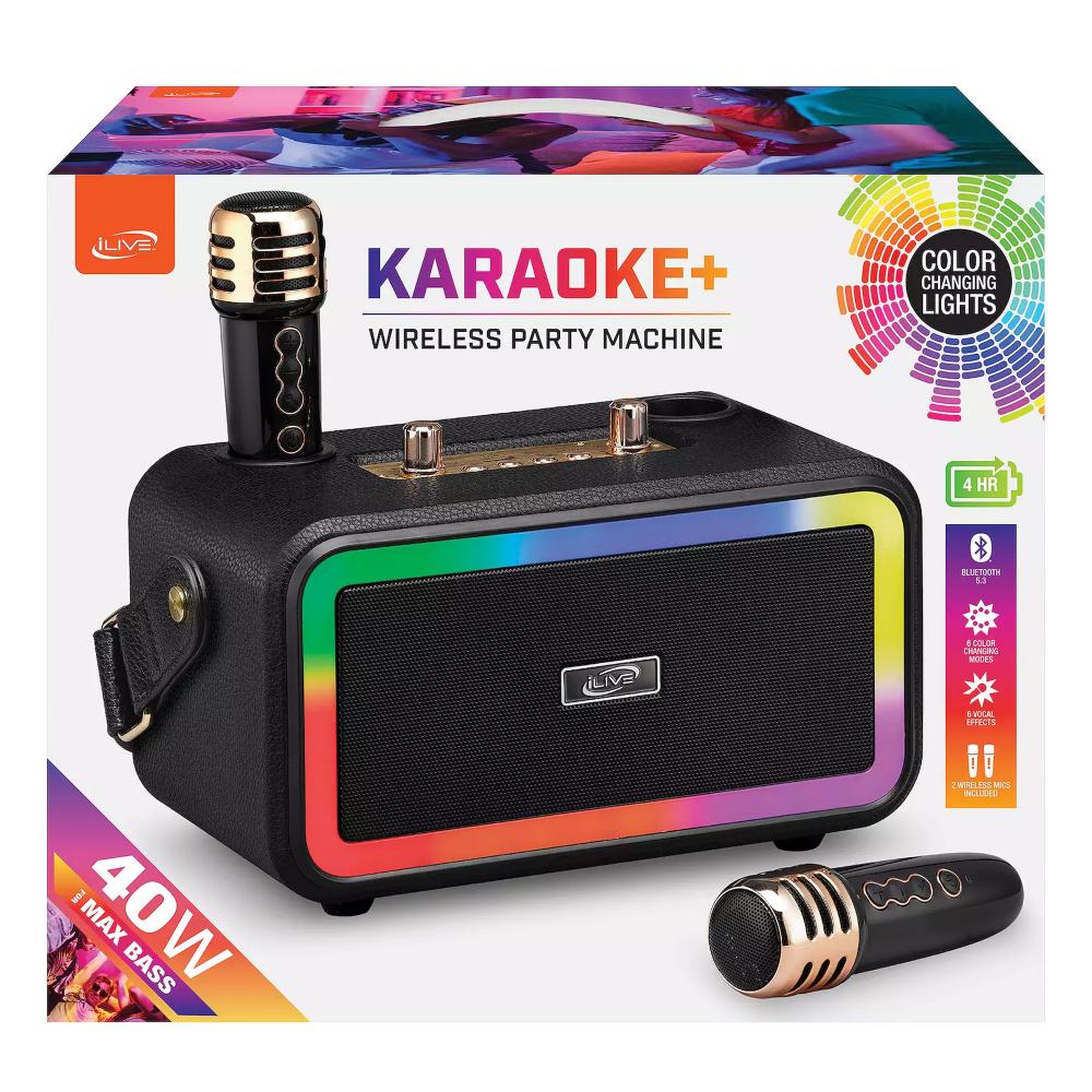 iLive iLive Karaoke + Wireless Party Machine (IJB673B)