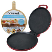Courant Courant Red Pizza Maker, Griddle and Oven with Food Board Included