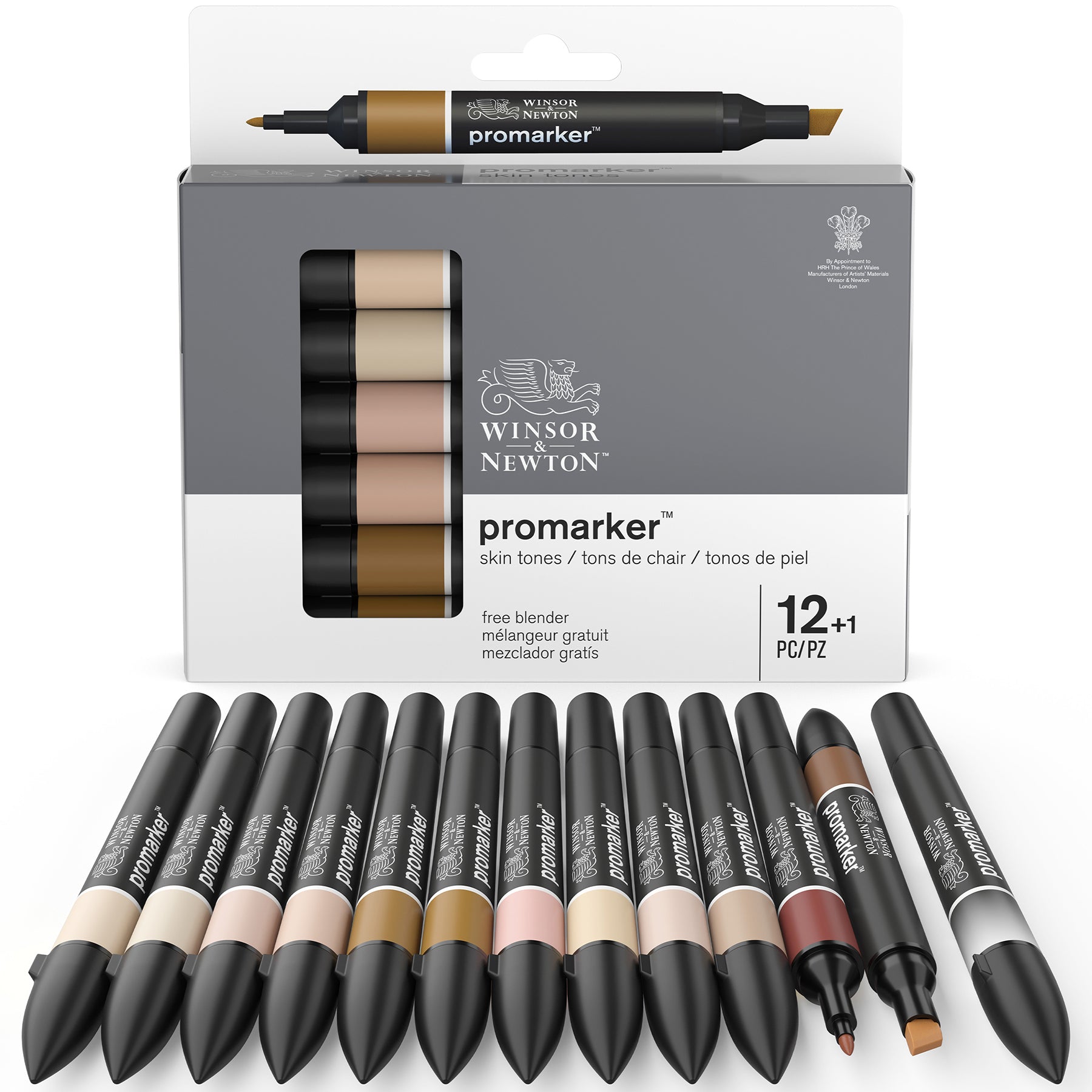 WN ProMarker 12+1 Skin Tones