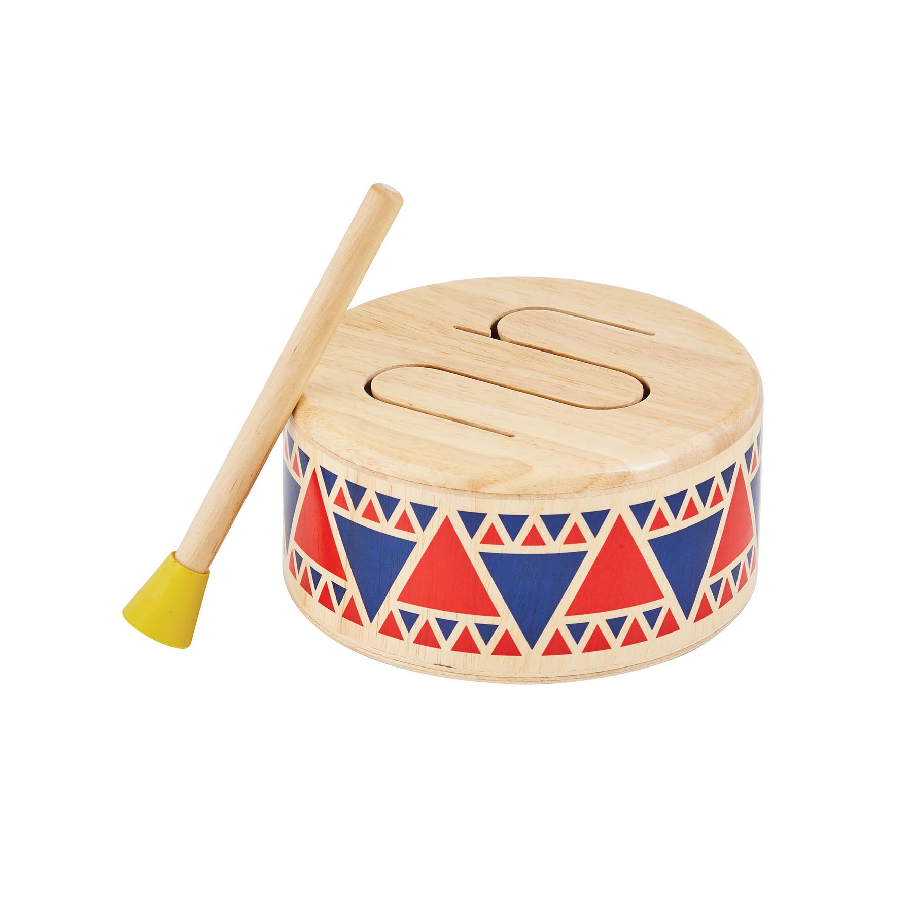 Wooden Solid Drum Toy Percussion Instrument