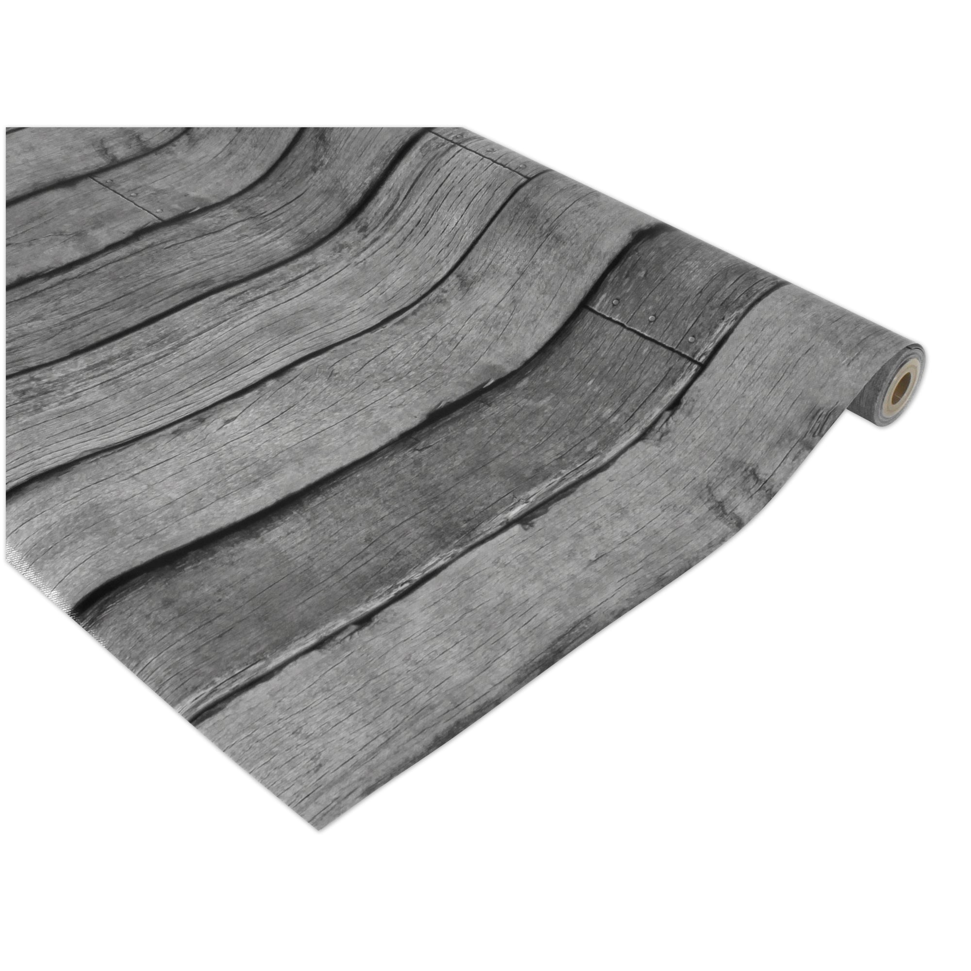 Better Than Paper® Bulletin Board Roll, 4' x 12', Gray Wood Design, 4 Rolls