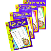 Easy Timed Math Drills: 4 Book Set