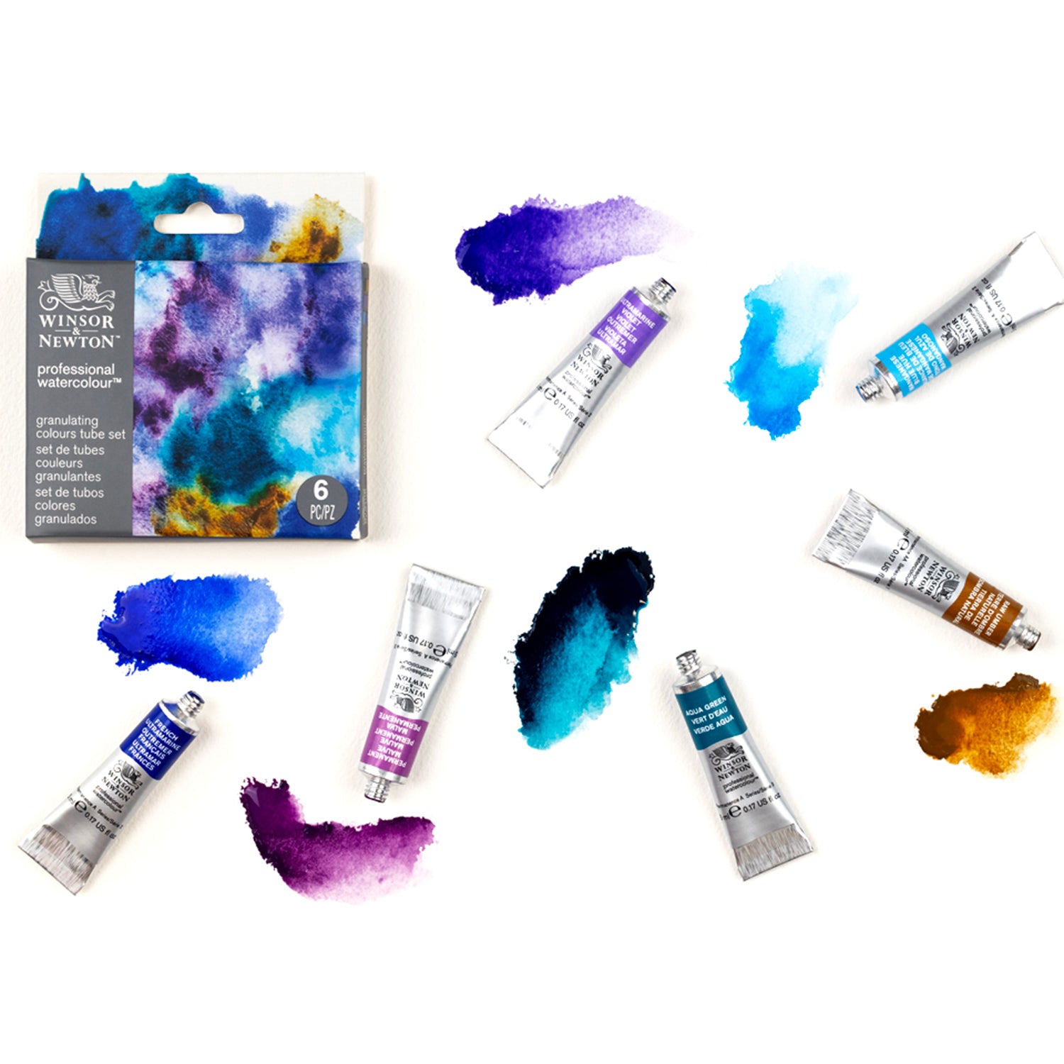 PWC - 6 x 5ml Tube set - Granulating Colours
