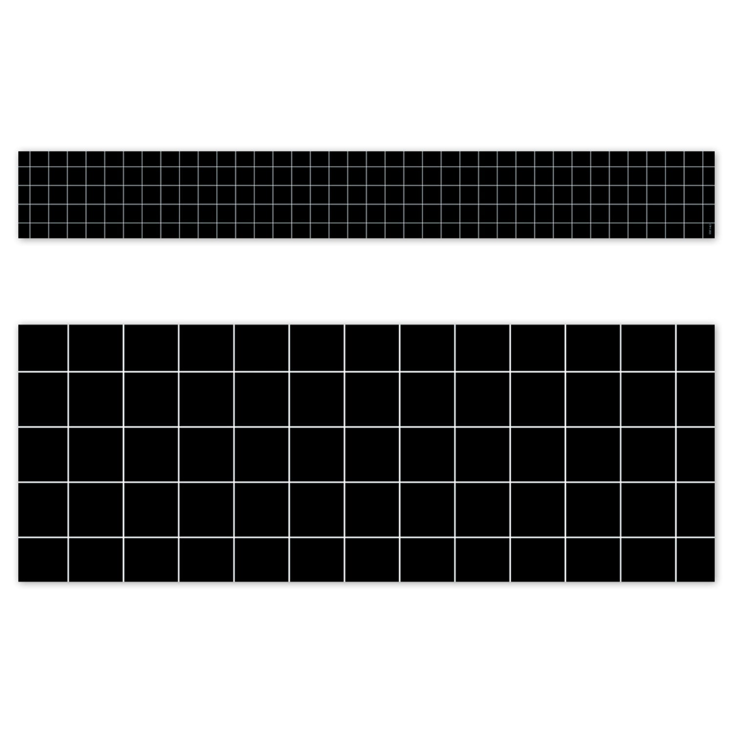 Core Decor Window Pane on Black EZ Border, Bulletin Board Border, 48 Feet