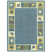 Baby Blues 7'8" x 10'9" area rug in color Soft