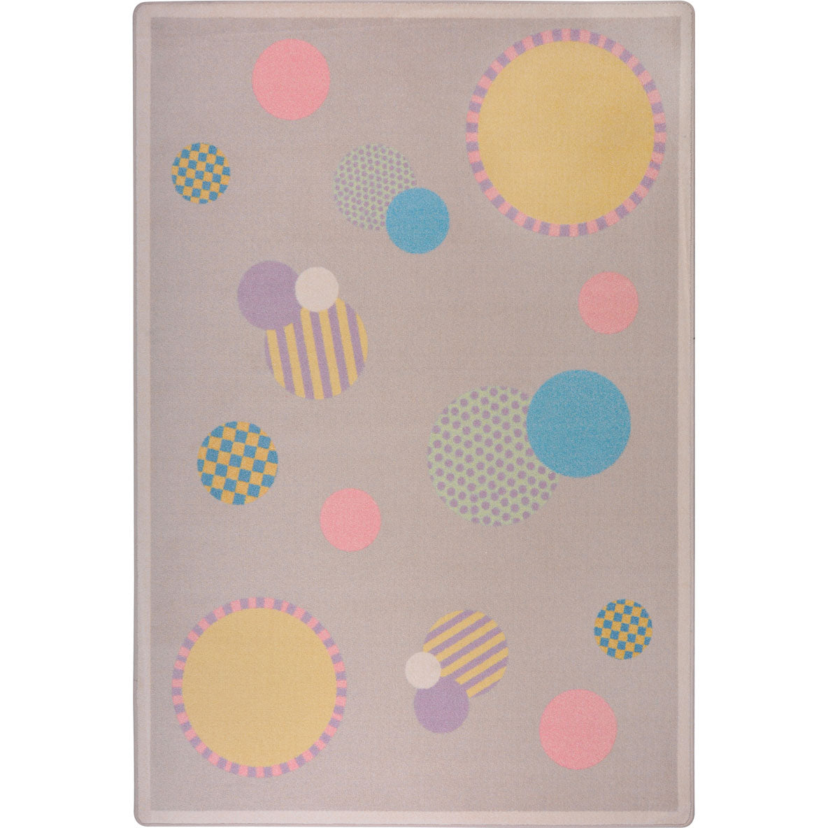 Baby Dots 7'8" x 10'9" area rug in color Multi