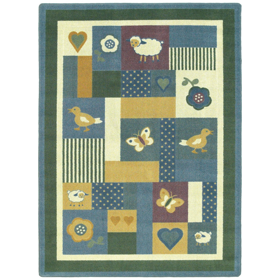 Baby Love 10'9" x 13'2" area rug in color Soft