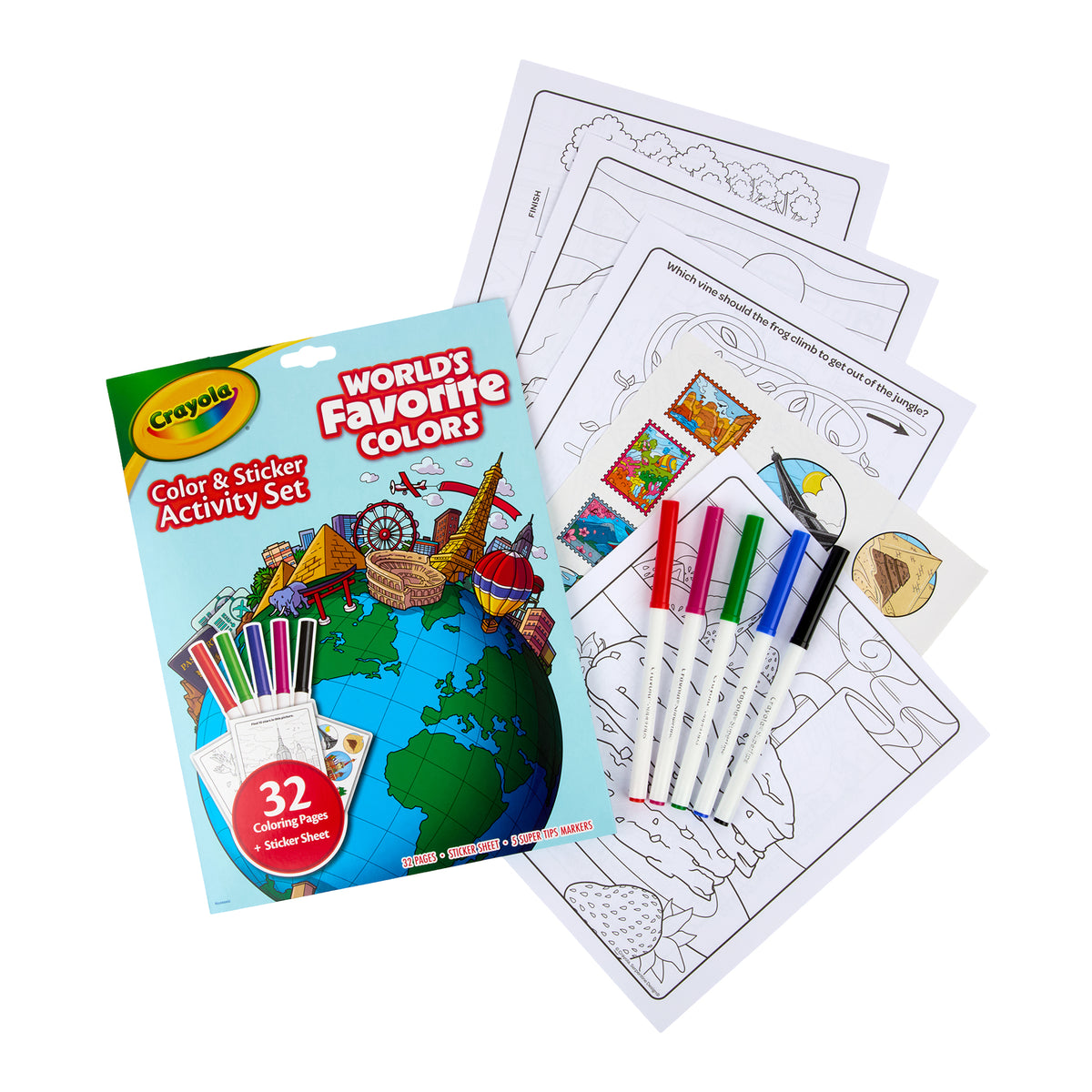 SUPERTIPS COLOR & STICKER ACTIVITY