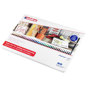 edding 1300 Colour Pen Medium - Metal Box of 40 - Assorted