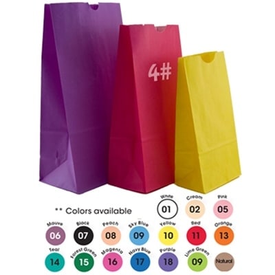 Paper Bags Size #6 - 100 per pkg, Black