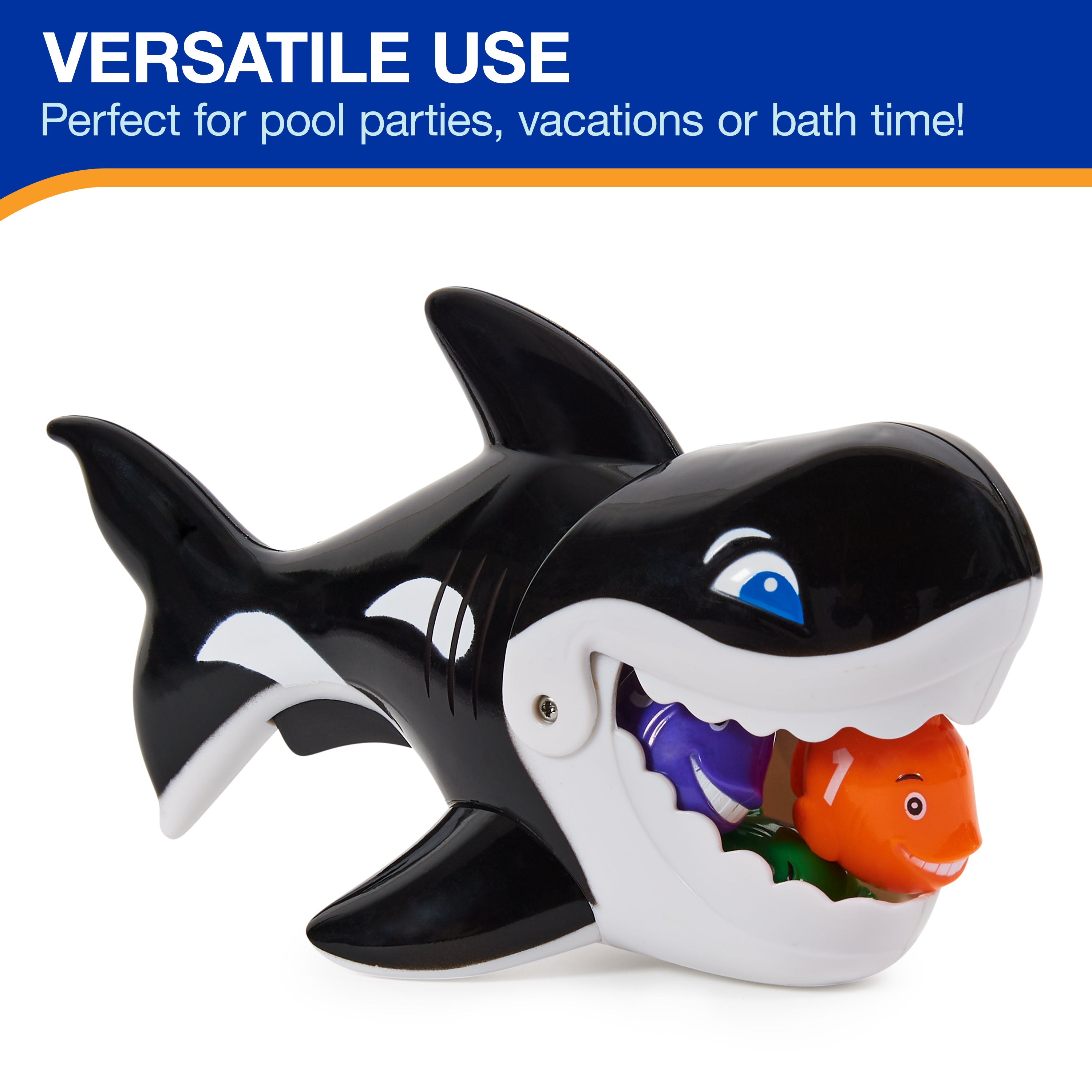 SwimWays Gobble Gobble Guppies Educational Water Toy, Pool Party Favors & Bath Toys for Kids Ages 2 and Up