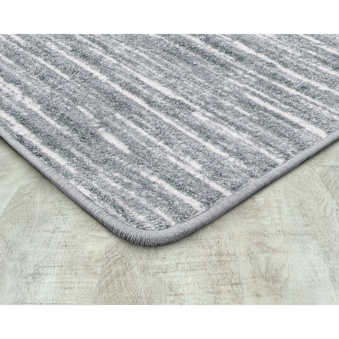 Balanced 3'10" x 5'4" area rug in color Cloudy