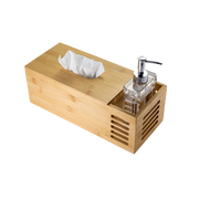Bamboo Rectangular Tissue Box
