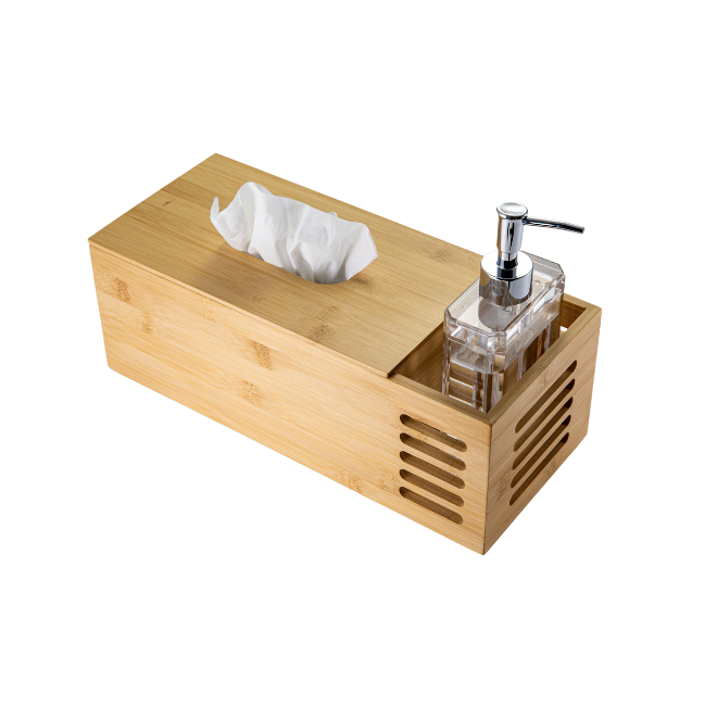Bamboo Rectangular Tissue Box