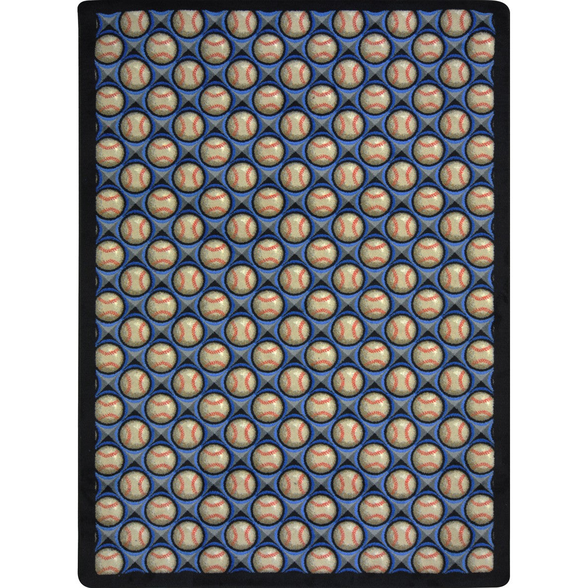 Bases Loaded 7'8" x 10'9" area rug in color Clear Skies