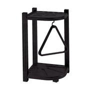 10-Cue Heavy-Duty Corner Rack, Black