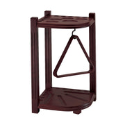 10-Cue Heavy-Duty Corner Rack, Cherry