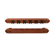 6-Cue Roman Rack, Old World Mahogany