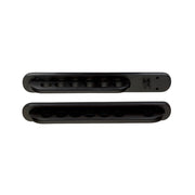 6-Cue Wall Rack w/Bridge Clip, Black