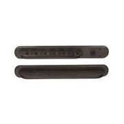 6-Cue Wall Rack w/Bridge Clip, Grey
