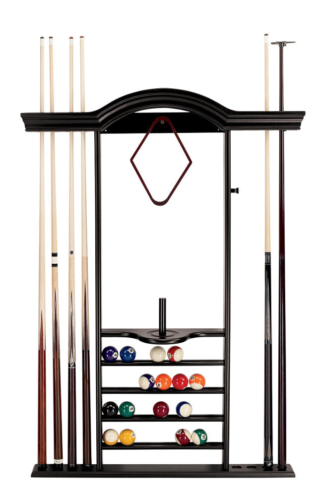 7-Cue Wall Rack (Black)
