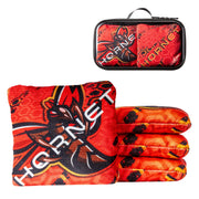 ACL COMPETITION "HORNET Chili Red" Replacement Bean Bags, 4-Pack W/ Carry Bag