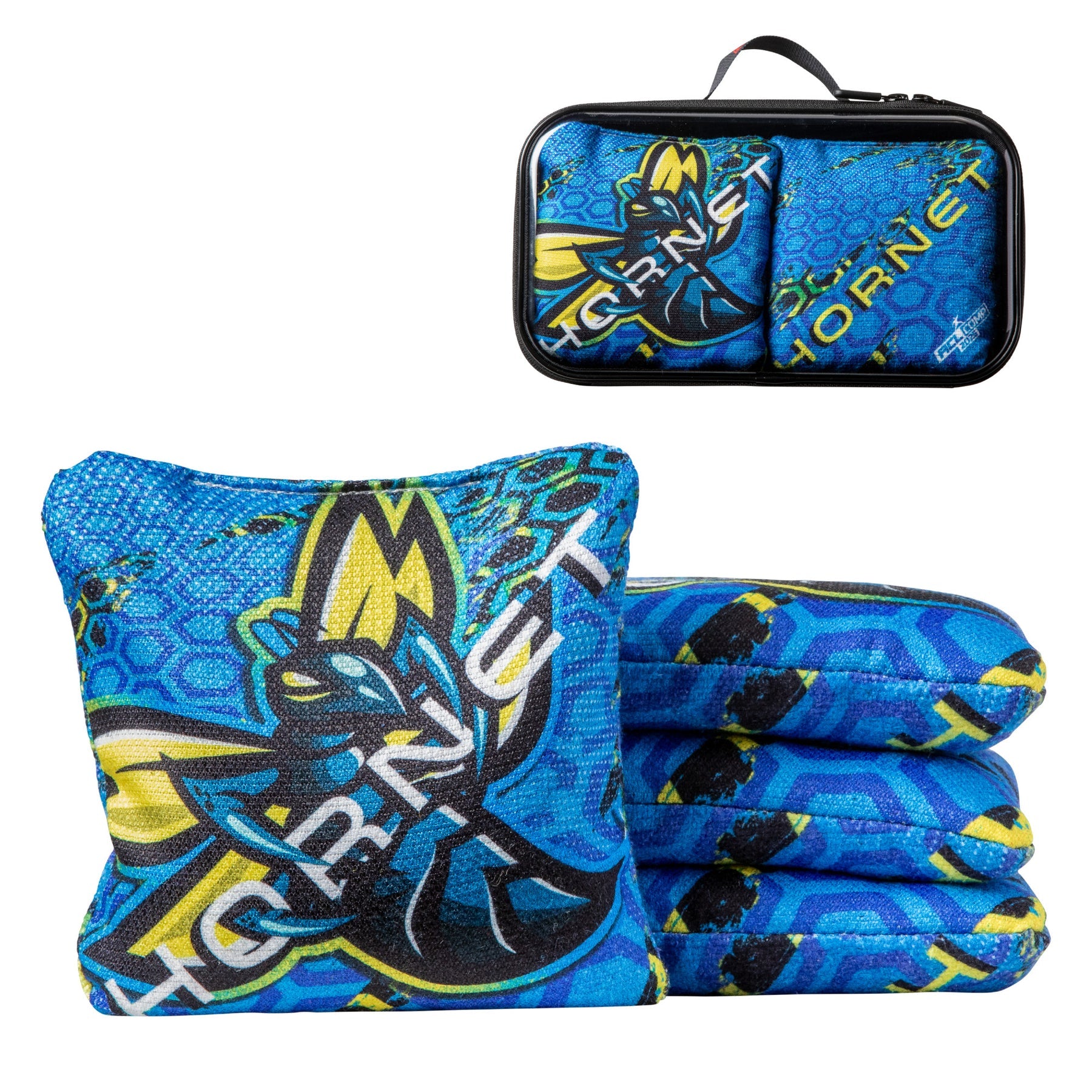 ACL COMPETITION "HORNET Blue" Replacement Bean Bags, 4-Pack W/ Carry Bag
