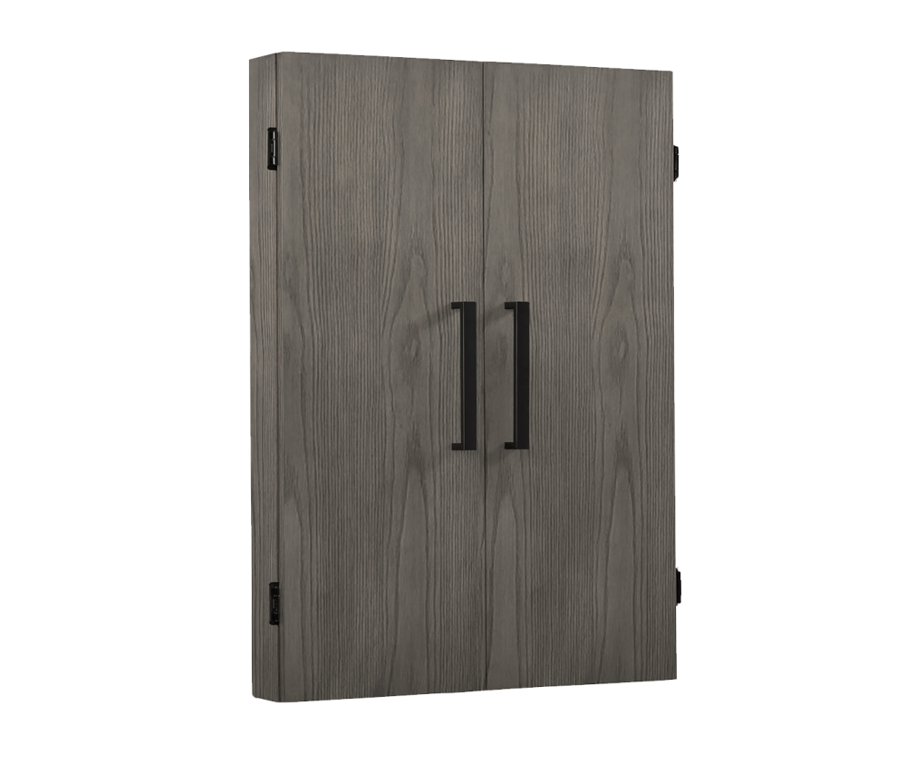 American Heritage® Alta Dartboard Cabinet, Charcoal