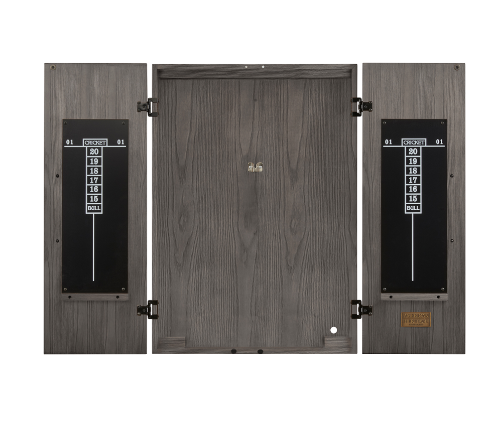 American Heritage® Alta Dartboard Cabinet, Charcoal