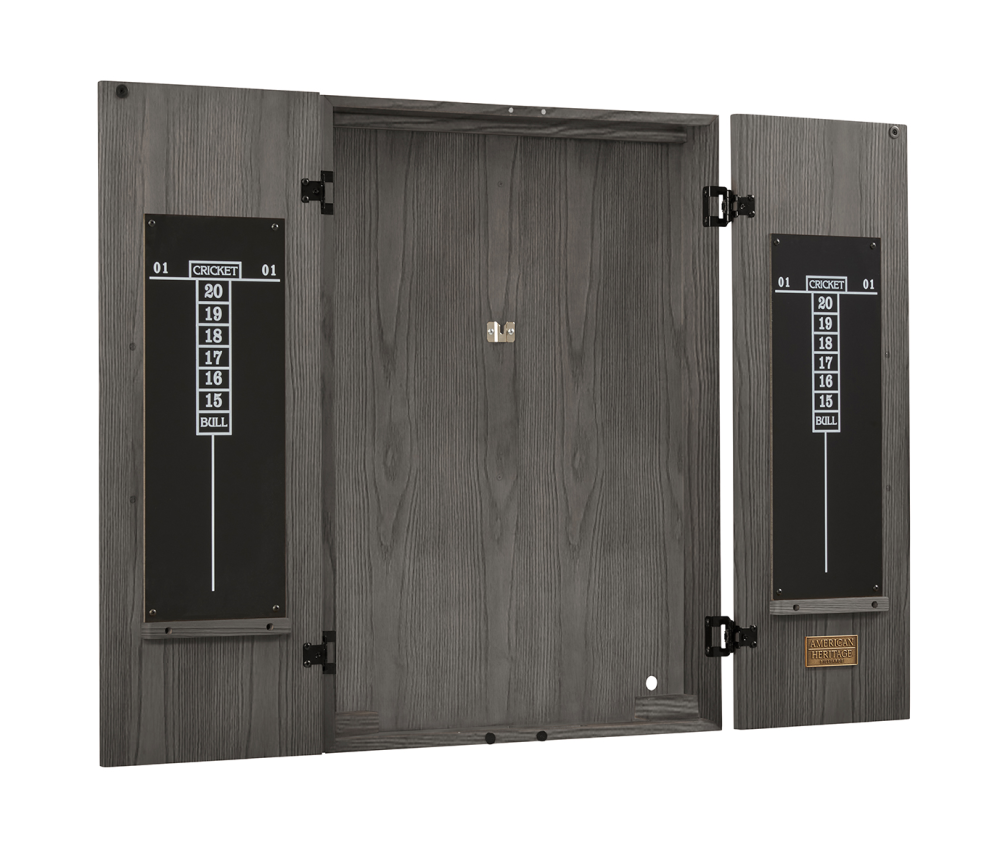 American Heritage® Alta Dartboard Cabinet, Charcoal