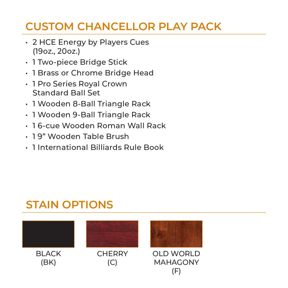Custom Chancellor Play Pack, Cherry