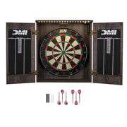 DMI Sports Paris Lighted Dartboard Cabinet Set