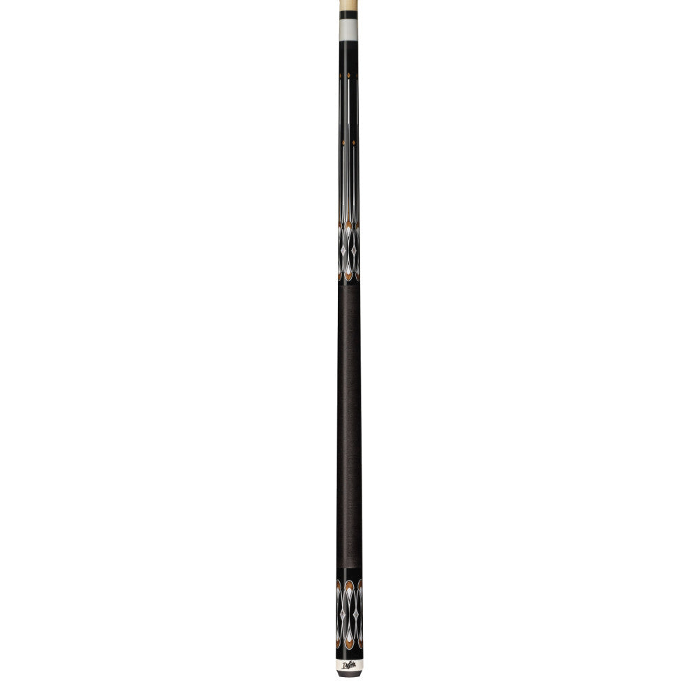 Dufferin Black & Curly Maple Cue with Black Linen Wrap
