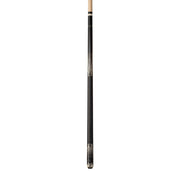 Dufferin Black & White Cue with Embossed Leather Wrap