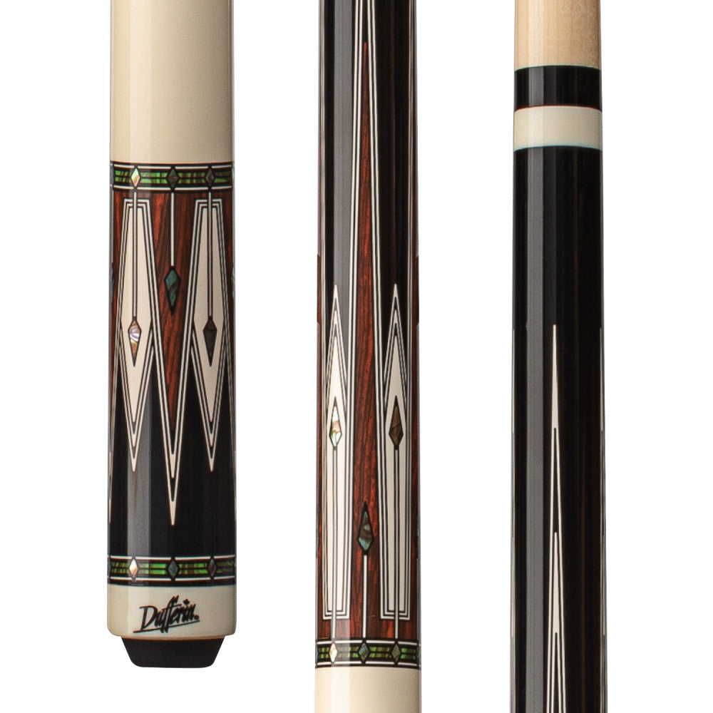 Dufferin White & Cocobolo Wrapless Cue