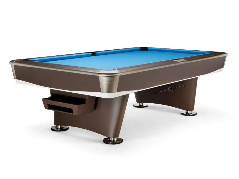 Gold Crown VII 8' Brown Gully (Pocket Opening: 4.75 x 5.25), Pool Table - 103 1/8” x 59 1/8”